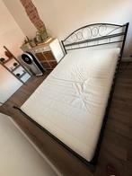 Tweepersoonsbed 140x200 cm, Huis en Inrichting, Slaapkamer | Bedden, Ophalen, Zwart, Tweepersoons, 140 cm