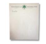 Winterhulp Nederland ongebruikt document, Q, Q, Ophalen of Verzenden, Q