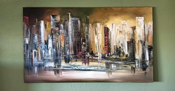 Schilderij "Gena" orgineel 120 x 70 cm beschikbaar voor biedingen