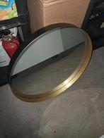 Ovale Spiegel met Gouden Rand, Minder dan 50 cm, Gebruikt, Ophalen of Verzenden, Minder dan 100 cm