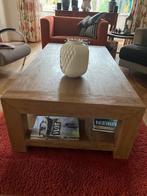 Robuuste Salontafel met Opbergruimte, Huis en Inrichting, Tafels | Salontafels, Ophalen, Robuust, industrieel, Gebruikt, 100 tot 150 cm
