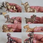 Antieke beeldjes honden Weens brons Vienna Bronze miniaturen, Antiek en Kunst, Ophalen of Verzenden, Brons