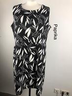 Paprika Jurk  (mt: 46) 15,4/8443, Kleding | Dames, Jurken, Zwart, Ophalen of Verzenden, Zo goed als nieuw, Onder de knie