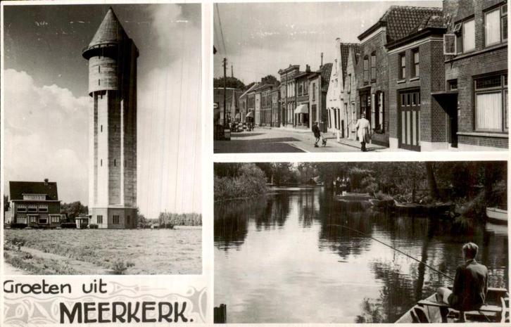 Meerkerk - Watertoren, Verzamelen, Ansichtkaarten | Nederland, Ongelopen, Utrecht, Voor 1920, Ophalen of Verzenden