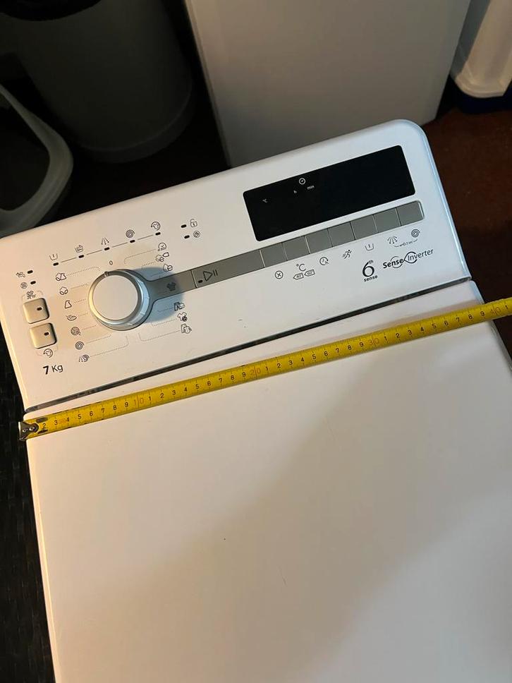 Whirlpool Wasmachine - Compact & Efficiënt, Witgoed en Apparatuur, Wasmachines, Gebruikt, Bovenlader, 6 tot 8 kg, 85 tot 90 cm