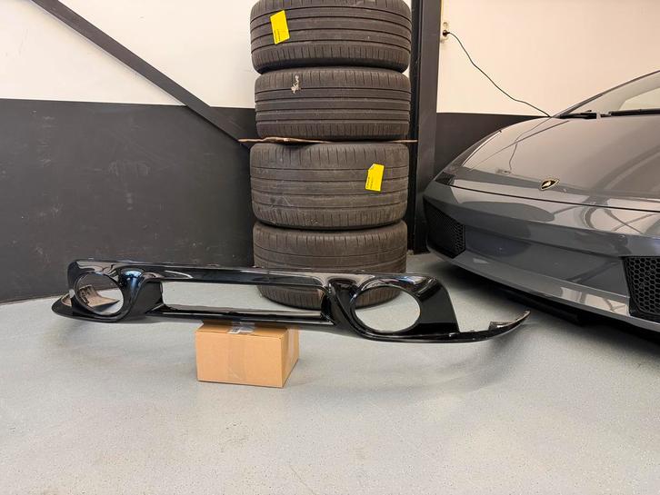 Originele Achter Diffuser Porsche 911 992 Turbo S, Auto-onderdelen, Carrosserie en Plaatwerk, Bumper, Porsche, Achter, Gebruikt