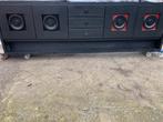 Brutalist sideboard / dressoir, Ophalen, Gebruikt, Brutalist jaren 70, 200 cm of meer