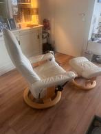 Leren Relaxstoel - Comfort en Stijl, Huis en Inrichting, Fauteuils, Gebruikt, Minder dan 75 cm, Leer, Ophalen of Verzenden