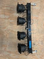 Showtec Sliding Showbar 4 met 4x PAR 56, Ophalen, Gebruikt, Licht, Geluidgestuurd