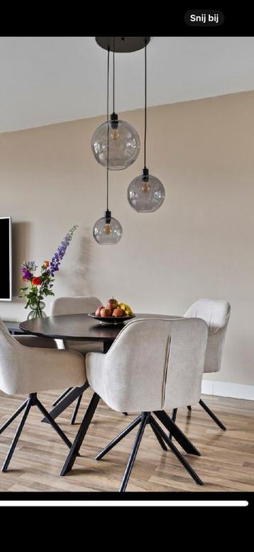 Hanglamp rookglas