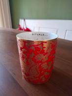 Rituals waxinelichthouder rood/goud. Meppel., Ophalen, Overige materialen, Gebruikt, Minder dan 25 cm