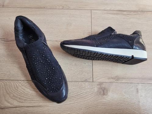 FITTERS zwarte schoenen met steentjes mt 44 *nieuw* ~ PB0402, Kleding | Dames, Schoenen, Nieuw, Sneakers of Gympen, Zwart, Ophalen of Verzenden