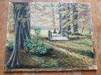 schilderij herfst bos park .G. W. van der Veldt Haarlem, Antiek en Kunst, Kunst | Schilderijen | Klassiek, Ophalen