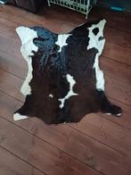 Klein koeienkleed / kalfskleed echt leer, Ophalen of Verzenden, Wit, Rechthoekig, 50 tot 100 cm