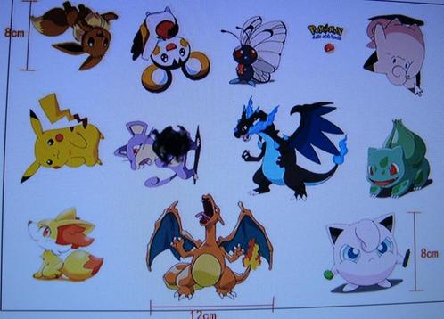 Super leuke POKEMON Stickers/Plaatjes vanaf € 14,95 p/vel, Hobby en Vrije tijd, Stickers en Plaatjes, Nieuw, Stickers en Plaatjes