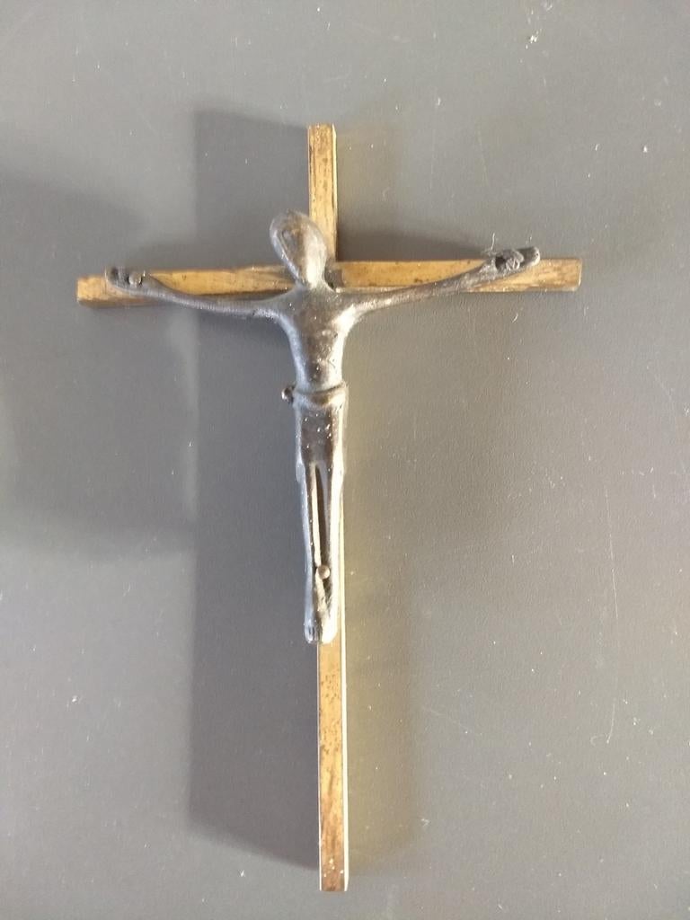 Gestileerd kruisbeeld crucifix, Ophalen of Verzenden