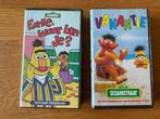 Bert en Ernie videobanden, Cd's en Dvd's, VHS | Kinderen en Jeugd, Tekenfilms en Animatie, Alle leeftijden, Tekenfilm, Zo goed als nieuw