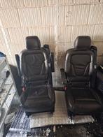 v klasse w447 captain seats  bruin leer, Ophalen, Gebruikt