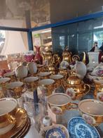 Leuke  partij verguld servies, Antiek en Kunst, Antiek | Servies compleet, Ophalen