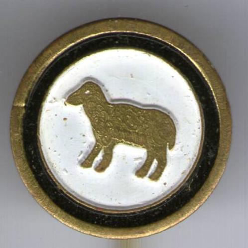 Zwarte Schapen koper voetbal club speldje ( Z_067 ), Verzamelen, Speldjes, Pins en Buttons, Zo goed als nieuw, Speldje of Pin
