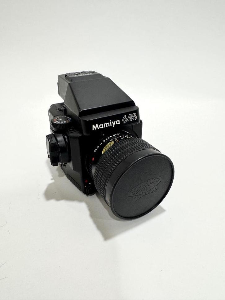 Complete Mamiya 645 Set (80mm f/1.9!) - ALLES IN TOPSTAAT, Audio, Tv en Foto, Fotocamera's Analoog, Zo goed als nieuw, Spiegelreflex