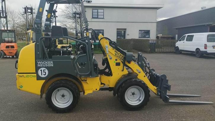 Promotie Wacker WL 20E Weidemann 1160E elek Shovel 2.4 ton b, Zakelijke goederen, Machines en Bouw | Kranen en Graafmachines, Wiellader of Shovel