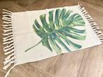 Vloerkleedje met Monstera Print mat ,, Huis en Inrichting, Stoffering | Tapijten en Kleden, Minder dan 50 cm, Wit, Nieuw, Ophalen of Verzenden
