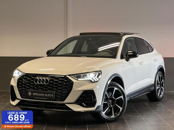 Audi Q3 Sportback 40 TFSI Quattro 3 X S-Line | Blindspot | K, Auto's, Audi, Te koop, Q3, 4x4, ABS, Achteruitrijcamera, Adaptive Cruise Control