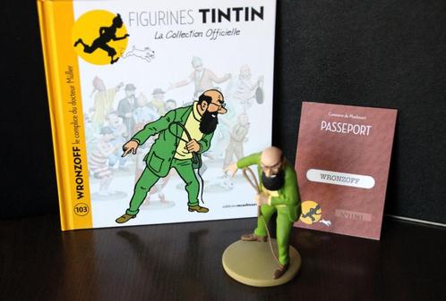 Moulinsart figurine n 103 Wronzoff Tintin Hergé Kuifje, Verzamelen, Stripfiguren, Zo goed als nieuw, Beeldje of Figuurtje, Kuifje