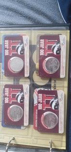 TT 5je unc 4 stuks in cc, Postzegels en Munten, Ophalen of Verzenden, Vóór koninkrijk, Euro's