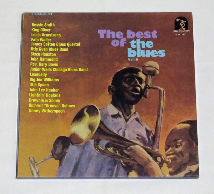 The best of the Blues box Vol.  II LP Vinyl Vintage, Cd's en Dvd's, Vinyl | Jazz en Blues, Zo goed als nieuw, Jazz, 1940 tot 1960
