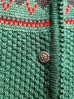 Ontzettend mooi warm groen vintage trachten vest, Ophalen of Verzenden, Zo goed als nieuw, Maat 46/48 (XL) of groter, Groen