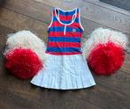 Carnaval - Cheerleader pakje maat S, Carnaval, Ophalen of Verzenden, Zo goed als nieuw, Kleding
