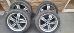 Velgen 5x100 maxxis225/45R17, Ophalen, Gebruikt, Banden en Velgen, 17 inch