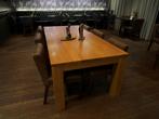 Houten tafel, Huis en Inrichting, Tafels | Eettafels, Ophalen, Gebruikt, Eikenhout, 200 cm of meer