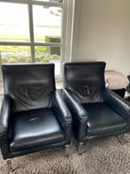 twee design stoelen, Modern Desings, Gebruikt, Leer, 75 tot 100 cm
