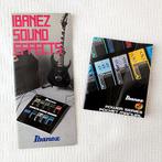 2 Ibanez gitaar & bas effecten folders 1987/1990, Muziek en Instrumenten, Ophalen of Verzenden, Zo goed als nieuw, Overige typen