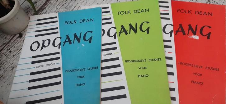 Folk Dean Opgang piano dl 1 t/m 3 sluit aan op"steeds beter", Muziek en Instrumenten, Bladmuziek, Gebruikt, Les of Cursus, Populair