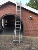 Te koop aluminium ladder, Ophalen, Gebruikt, Ladder, Opvouwbaar of Inschuifbaar