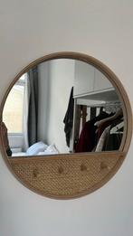 Wooden Mirror, Huis en Inrichting, Woonaccessoires | Spiegels, Ophalen, Rond, Zo goed als nieuw, Minder dan 100 cm