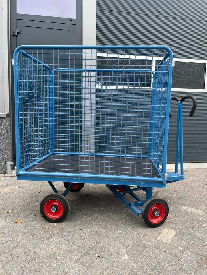 Fetra Handtrekwagen 6443 V, Doe-het-zelf en Verbouw, Transportwagens, Zo goed als nieuw, Transportkar, 100 liter of meer, Ophalen