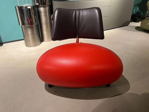 Leolux Pallone fauteuil, Huis en Inrichting, Fauteuils, Zo goed als nieuw, Leer, Overige materialen, Ophalen