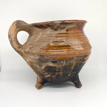 Grape / kookpot - aardewerk - 15e/16e eeuw - bodemvondsten beschikbaar voor biedingen