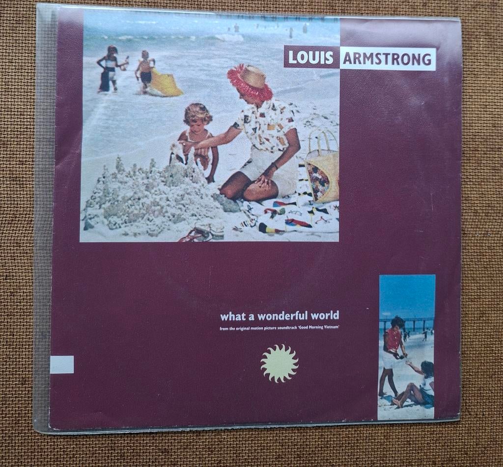 Armstrong,  Louis  - What a wonderful world - TOP, Cd's en Dvd's, Vinyl Singles, Gebruikt, Verzenden, 7 inch, Single