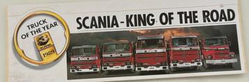Scania Trucks - King of the Road - 1989 ~ Sticker ~ beschikbaar voor biedingen
