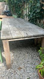 Teakhouten tuintafel 240x100, Ophalen of Verzenden, Gebruikt, Rechthoekig, Teakhout