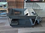 Konijnenhok + hekjes + extra's, Dieren en Toebehoren, Knaagdieren en Konijnen | Hokken en Kooien, Ophalen, Gebruikt, Cavia, 90 cm of meer