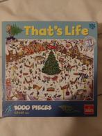 Christmas, That's life puzzel, 1000 stukjes, Ophalen of Verzenden, 500 t/m 1500 stukjes, Gebruikt, Legpuzzel