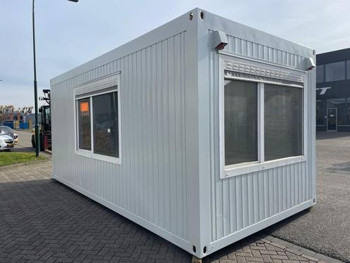 Kantoorunit afm. 3x6 meter met twee ramen., Zakelijke goederen, Machines en Bouw | Keten en Containers, Ophalen