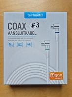 Coax kabel 3 mtr - Class A++ - RECHT! - splinternieuw !, Ophalen of Verzenden, Nieuw, 5 tot 10 meter, Coaxiale kabel
